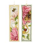 Lanarte keresztszemes könyvjelző készlet - Dáliák - PN-0021308