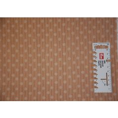  Pamutvászon - 204 - Barna pöttyös - apró mintás 110 cm széles - 10 cm