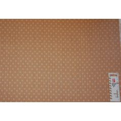   Pamutvászon - 204 - Barna pöttyös - apró mintás 110 cm széles - 10 cm