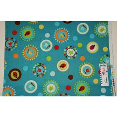   Pamutvászon - 214 - Gyerekminta buborékokban - apró mintás 110 cm széles - 10 cm