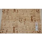 Pamutvászon - 218 - Szabásminta krém alapon - apró mintás 110 cm széles - 10 cm