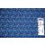 Pamutvászon - 325 - Kék virágos csillagos - 110 cm széles - 10 cm