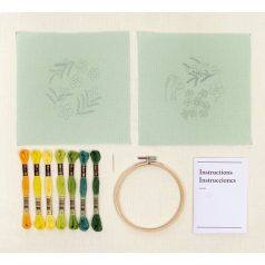   DMC Mindful Making készlet - Előnyomott hímzések - Mimóza és társai - TB169