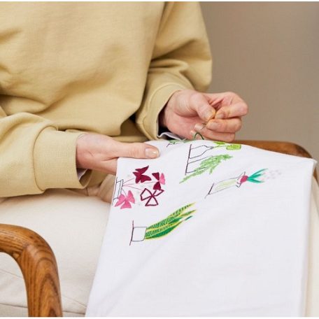 DMC Mindful Making készlet - Szobanövények előnyomott hímzés - TB181