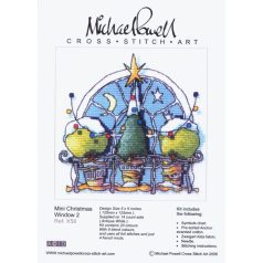   Michael Powell keresztszemes készlet - Karácsonyi ablak 2 - X58