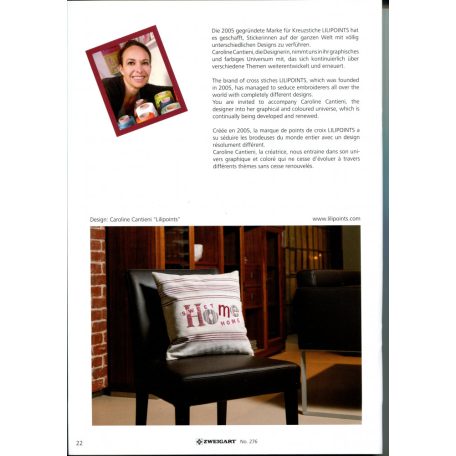 Zweigart 276 - Home-Designer Creations 1. - keresztszemes mintafüzet